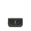 Black Lamb Ovis Aries Aries Shoulder BagSaint Laurent’s Lou Lou lambskin Shoulder Bag is an elegant and sophisticated accessory. The quilted leather design is embellished with the iconic YSL logo plaque embossed on the front, while the front closure with