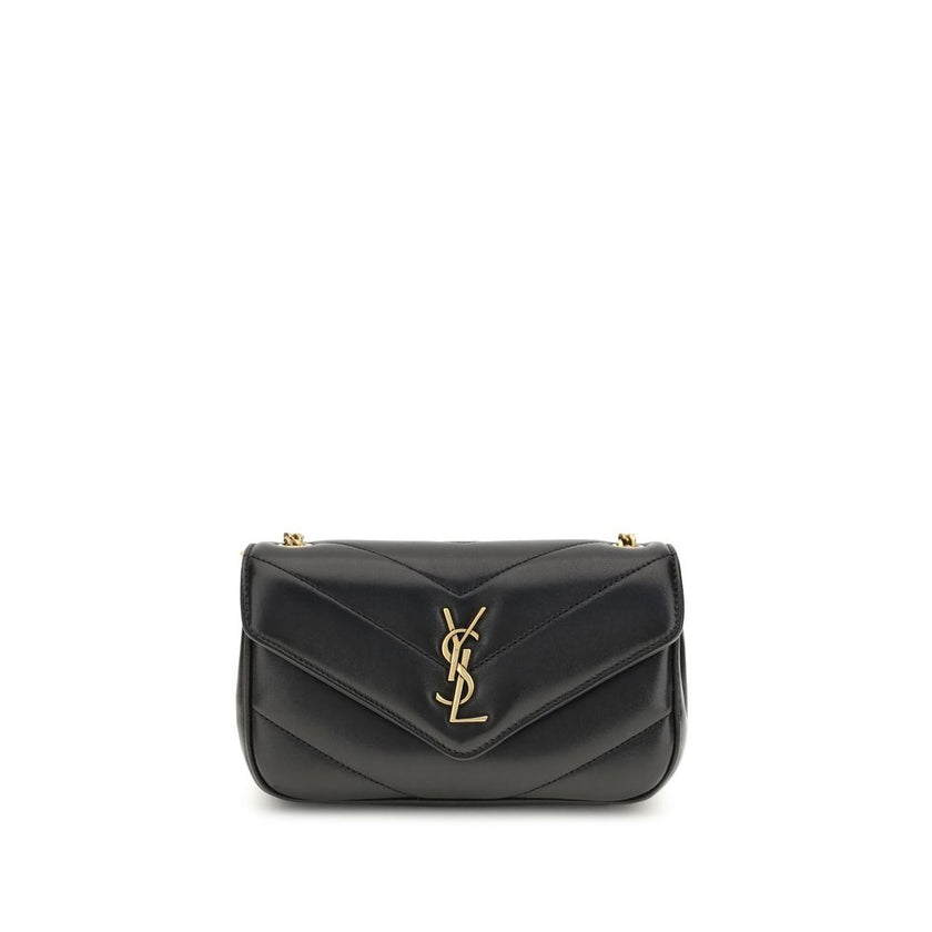 Black Lamb Ovis Aries Aries Shoulder BagSaint Laurent’s Lou Lou lambskin Shoulder Bag is an elegant and sophisticated accessory. The quilted leather design is embellished with the iconic YSL logo plaque embossed on the front, while the front closure with