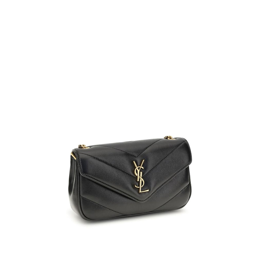 Black Lamb Ovis Aries Aries Shoulder BagSaint Laurent’s Lou Lou lambskin Shoulder Bag is an elegant and sophisticated accessory. The quilted leather design is embellished with the iconic YSL logo plaque embossed on the front, while the front closure with