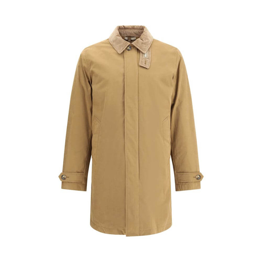 Beige Polyester CoatWoolrich’s Lamar padded Jacket is designed to take on winter with elegance and functionality. Featuring a knee length, it offers optimal protection from the cold without sacrificing style. The classic corduroy collar adds a refined, te
