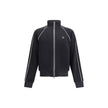 Black Polyester SweatshirtKenzo’s Zip-up Sweatshirt is made of interlock fabric, offering a soft and compact texture ideal for everyday comfort. Featuring a sporty, detail-oriented design, it features a double-slider zipper closure and contrasting piping