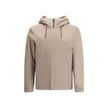 Beige Polyester Shell JacketWoolrich’s Crestmont Jacket combines functionality and versatility in a clean, contemporary design. Featuring an adjustable drawstring hood, it is designed to adapt to different weather conditions thanks to the ability to remov