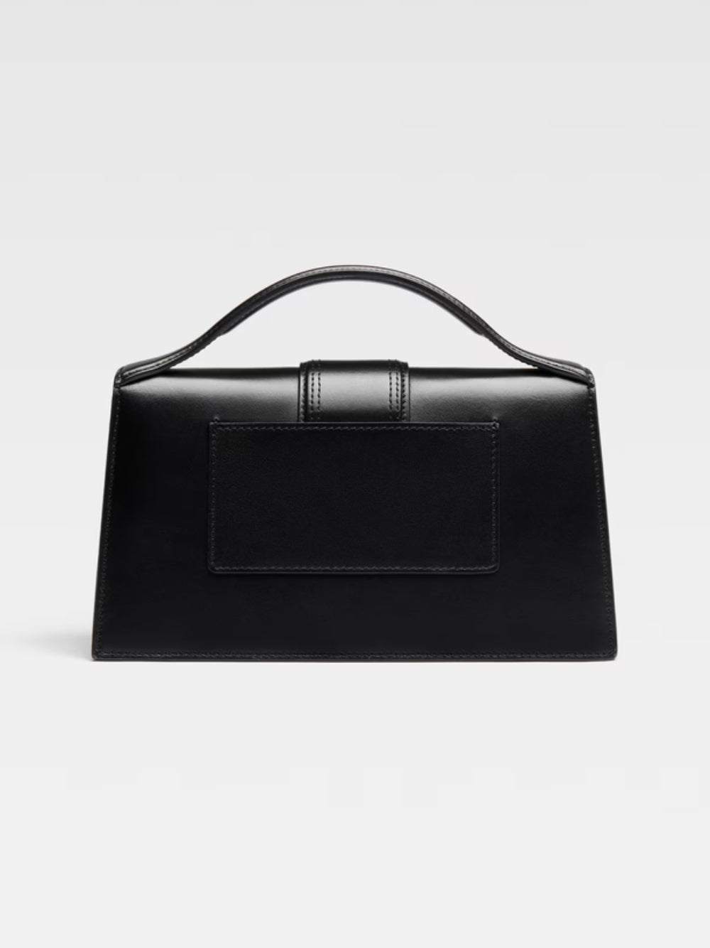Le Grand Bambino Black BagJACQUEMUS Gorgeous brand new, 100% Authentic Jacquemus Le Grand Bambino BlackBag. Model: 213BA007-3000-990 Color: Black with Gold Hardware Material: Leather Bag with adjustable shoulder strap – Small handle – Removable shoulder s