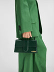 Le Grand Bambino Dark Green BagJACQUEMUS Gorgeous brand new, 100% Authentic Jacquemus Le Grand Bambino Drak Green Bag. Model: 213BA007-3128-590 Color: Dark Green with Gold Hardware Material: Leather Bag with adjustable shoulder strap – Small handle – Remo