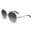 Gold Metal SunglassesSUNGLASSES SALVATORE FERRAGAMO WOMEN SF242S-711 (Lens/Bridge/Temple) 60/16/140 mm.Material: METAL.Colour: Gray Gradient gold.Measures (Lens/Bridge/Temple): 60/16/140mm.Gradient blue.UV filter 2Gold Metal Sunglasses${tagsSalvatore Ferr