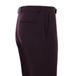 Bordeaux Wool Dress PantsBordeaux Tailored Trousers with Gucci Logo Embroidery. In dark burgundy, opening with hook and covered zip, two side welt pockets, two back pockets. Tone-on-tone embroidered logo above back pocket, straight leg. Composition: 100%