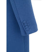 Blue Wool CoatLong Coat in Avio Blue Gucci. Front fastening with covered fabric buttons, two large side welt pockets, classic collar, back vent. Herringbone fabric workmanship. Internal lining Composition: 100% Wool Internal SKU: 25GIU209 Brand SKU: 79707