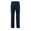 Blue Cotton Casual PantsBlue Tailored Trousers with Gucci Web Tape Detail. Opening with hook and covered zip, two side welt pockets, two back pockets closed with button, straight leg ankle length. At the waist web tape detail applied in green and red. Com