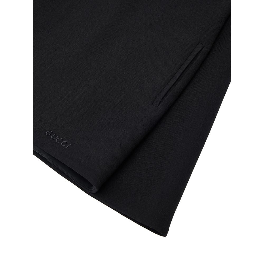 Robe décontractée en laine noire Gucci