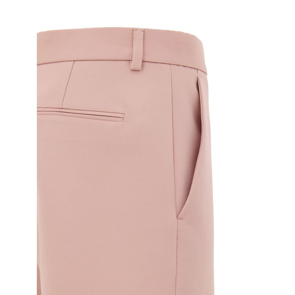 Pink Wool ShortsShorts Shorts in Pink Gucci. Front fastening with hook and covered zip, two side welt pockets and two pockets on the back. Inner lining Composition: 80% Wool, 20% Mohair Internal SKU: 25GIU186 Brand SKU: 792350ZAQQA5035Pink Wool Shorts${ta