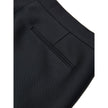 Black Cotton Casual PantsBlack Tailored Trousers in Gucci Technical Fabric. Opening with hook and covered zip, two side welt pockets, two back pockets, straight and wide leg with cropped cut. Composition: 84% Wool, 16% Silk Internal SKU: 25GIU177 Brand SK