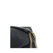 Black Lamb Ovis Aries Aries Shoulder BagSaint Laurent’s Calypso Lambskin Shoulder Bag is an elegant and sophisticated accessory. The grained leather design is enhanced by the iconic YSL logo plaque embossed on the front, while the front closure with magne