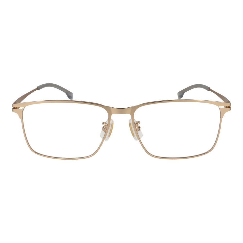 Gold Metal Glasses (Frames)Gender Men Main color Gold Filter Category None Extra No extra Frame color Gold Frame material Metal Lenses Color Demo glasses Lenses Material Plastic Style Rectangle Lenses Effect No Extra Protection None Lenses width 57 Lenses
