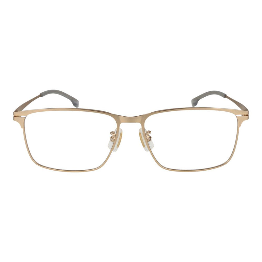 Gold Metal Glasses (Frames)Gender Men Main color Gold Filter Category None Extra No extra Frame color Gold Frame material Metal Lenses Color Demo glasses Lenses Material Plastic Style Rectangle Lenses Effect No Extra Protection None Lenses width 57 Lenses
