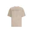 Logoed T-ShirtBalenciaga’s Logo T-Shirt features a ribbed crew neck with a distressed effect, adding a worn-in touch to the design. The iconic tone-on-tone stitched logo on the front completes the garment with understated elegance. Season: AW25 Fit: Overs