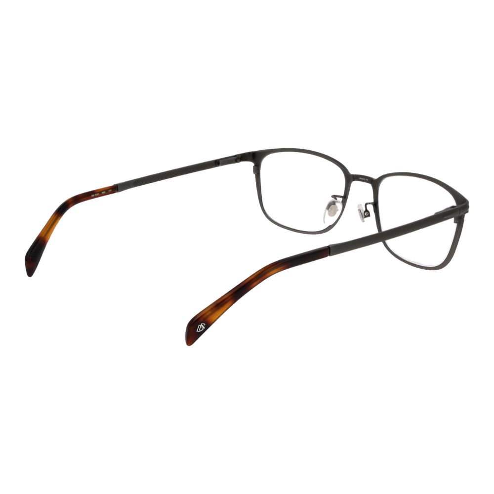 Gunmetal Men's Glasses with Synthetic Full-Rim Frames