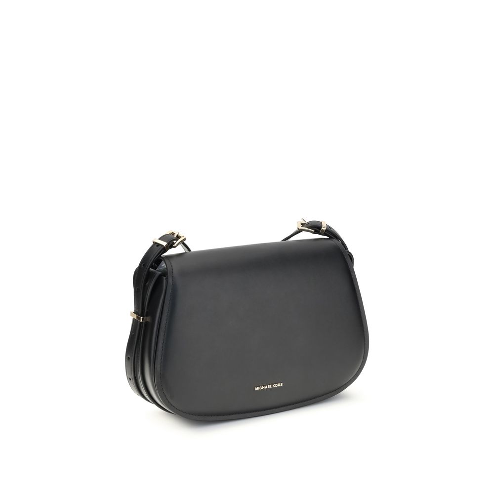 Black Calf Leather Bos Taurus Shoulder BagThe medium Lydia Shoulder Bag by Michael Kors features a sleek and functional silhouette. The linen canvas interior is spacious, ideal for holding all your daily necessities. The adjustable shoulder strap ensures