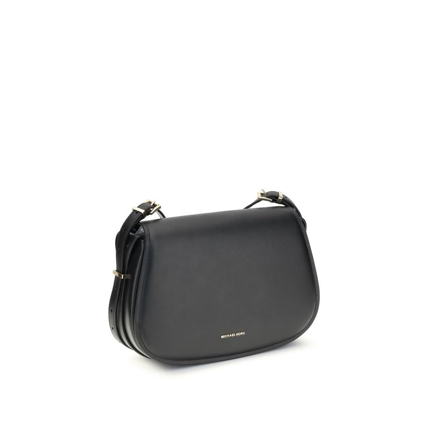 Black Calf Leather Bos Taurus Shoulder BagThe medium Lydia Shoulder Bag by Michael Kors features a sleek and functional silhouette. The linen canvas interior is spacious, ideal for holding all your daily necessities. The adjustable shoulder strap ensures