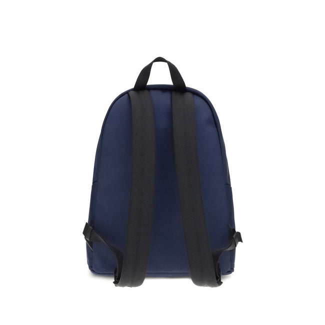 Blue Nylon BackpackMoncler’s New Pierrick Backpack is made of water-repellent nylon, with a lining of the same material for durability and protection from the elements. It features leather trim and a smooth leather handle for a touch of elegance. Adjustab
