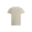 Cream Cotton T-ShirtSoft cotton T-Shirt by Moncler designed for an essential and refined look. The design features a ribbed crew neck that ensures comfort and an impeccable fit. On the front, the iconic Moncler monogram is tone-on-tone embroidered for a d