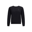 Black Fleece Wool SweatshirtPrada’s Pure Virgin wool Sweater is an essential piece with a refined, contemporary style. Featuring a clean design, it features a contrasting embroidered logo on the chest that adds a distinctive touch. A ribbed crew neck, cuf