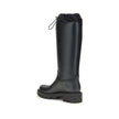 Black Pvc Rain BootsMoncler’s Kickstream High rain Boots offer technical functionality and contemporary style. Made with PVC and waterproof nylon uppers, they are complemented by a fabric footbed for comfort and a TPU welt. The EVA tread provides lightwei