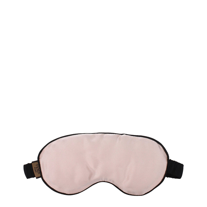 Pink Silk FacemaskDescription: The product with MPN FXH021AF1NF0647 and code F67114 silk in pink is a masks designed by Fendi. It has features like side logo. Additional Info: Materials: Silk Composition: 100% silk MPN: FXH021AF1NF0647 New collection: NoP