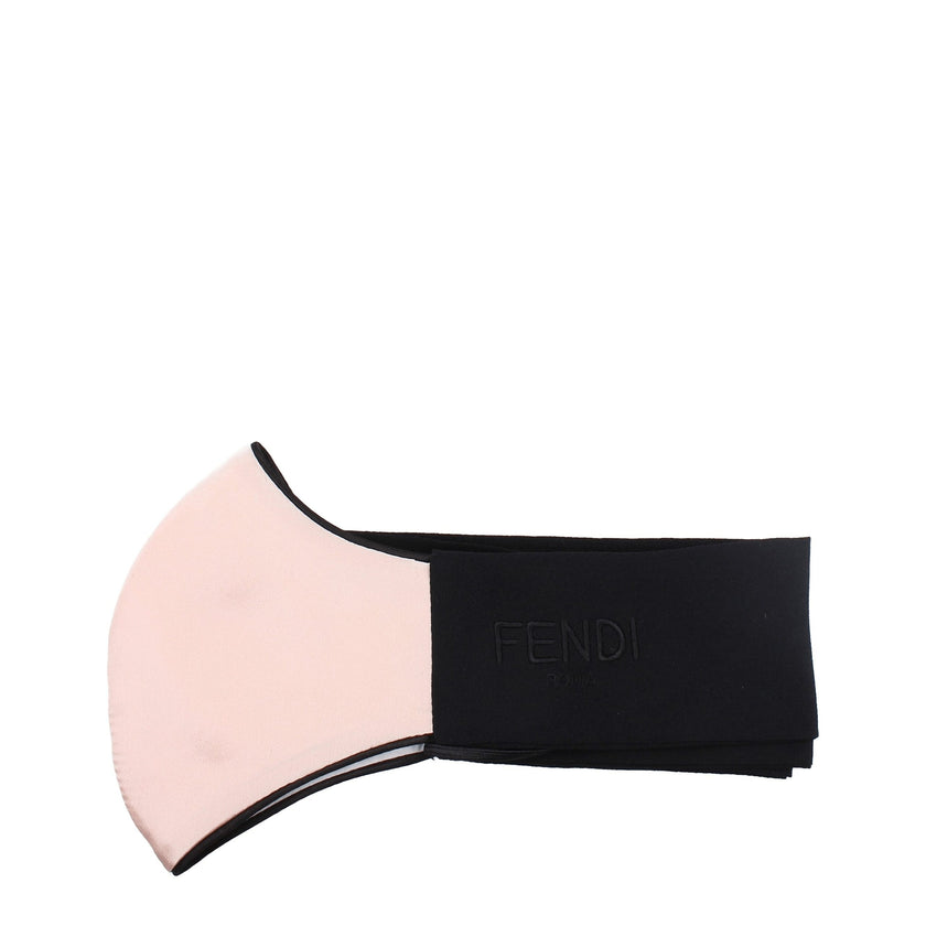 Pink Silk FacemaskDescription: The product with MPN FXH019AF1NF0647 and code F67112 silk in pink is a masks designed by Fendi. It has features like logo. Additional Info: Style: Casual Closing type: Self tie Closures Materials: Silk Composition: 100% silk