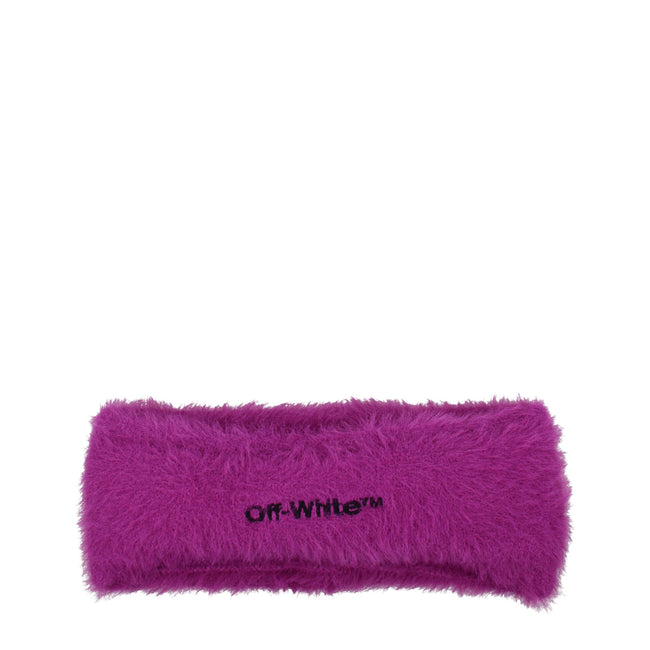 Purple Fabric HeadbandDescription: The product with MPN OWLA022KNI0013710 and code F74668 fabric in violet is a hair accessories designed by Off-White. It has features like front logo. Additional Info: Style: Casual Materials: Fabric Secondary color: Orch