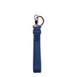 Blue Leather KeychainDescription: The product with MPN 8065994 and code F77975 leather in blue is a keychain designed by Burberry. It has features like front logo. Additional Info: Style: Casual Closing type: Clips Closure Materials: Leather Measurements: