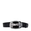 Black Leather BeltDescription: The product with MPN BEW039912900001M1510 and code F78408 leather in black is a belts designed by Dsquared2. It has features like vintage effect, front logo. Additional Info: Style: Country Belt height: 4.3 cm Closing type: