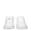 White Leather Low Top SneakersDescription: The product with MPN 8083326 and code F80773 leather in white is a sneakers designed by Burberry. It has features like side detail. Additional Info: Style: Sporty Glam Closing type: Lace up Closure Shoe sole: Rub