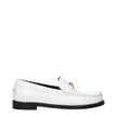 White Leather Slip-On LoafersDescription: The product with MPN 10121231A087731W00V and code F82515 leather in white is a loafers designed by Versace. It has features like front detail, front logo.White Leather Slip-On Loafers${tagsVersaceAulae White Leath