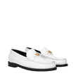 White Leather Slip-On LoafersDescription: The product with MPN 10121231A087731W00V and code F82515 leather in white is a loafers designed by Versace. It has features like front detail, front logo.White Leather Slip-On Loafers${tagsVersaceAulae White Leath