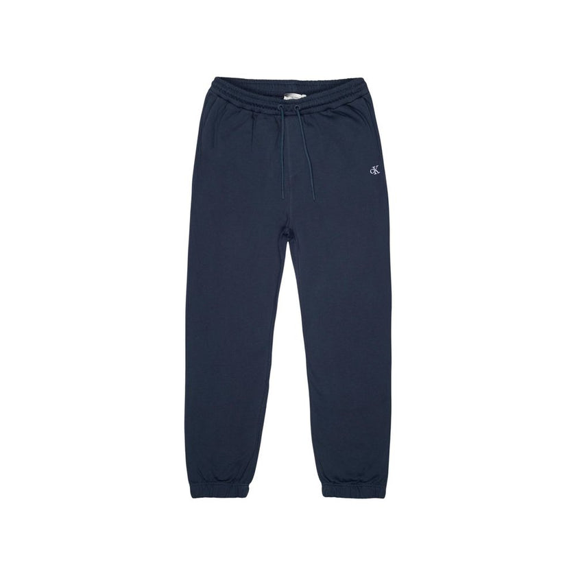Blue Organic Cotton Joggers Workout PantThe Calvin Klein Jeans NEW YORK SCRIPT SWEA J30J326881 men’s sweatpants are crafted from 100% organic cotton, ensuring a naturally soft feel and a focus on sustainability. This model features a comfortable fit with