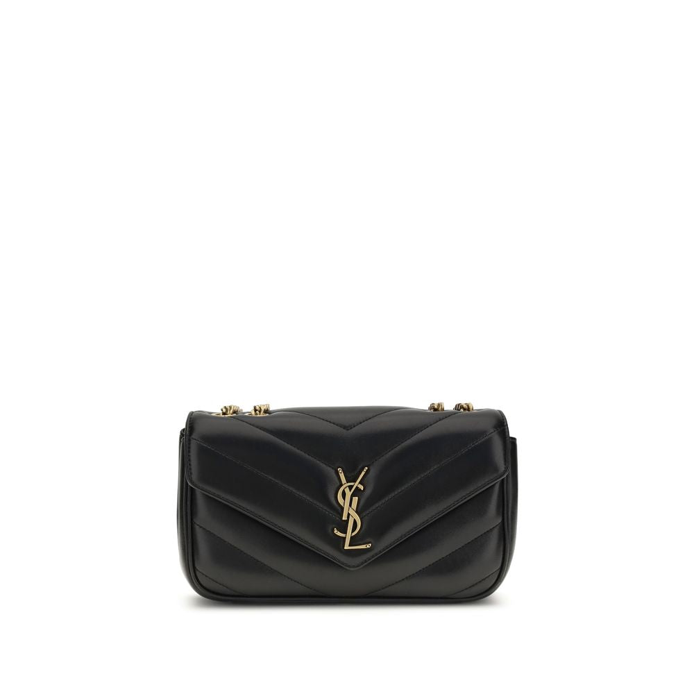 Black Lamb Ovis Aries Aries Shoulder BagThe LouLou Shoulder Bag by Saint Laurent is an icon of timeless elegance. Crafted with the unmistakable quilted design, it features a front closure with magnetic flap embellished with the brass logo applied on the f