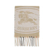 Knight Stamp reversible ScarfThe Burberry Knight Stamp Reversible Cashmere Scarf combines tradition and softness in a refined design. One side features the Burberry logo in jacquard, while the interior is decorated with the iconic Burberry Check pattern.