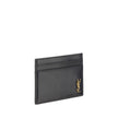 Black Calf Leather Bos Taurus WalletCalfskin Card Holder by Saint Laurent, card slots on both sides, embossed brass logo on front. Season: AW25 Dimension: 12×12 Composition: 100% Calf Leather Bos Taurus MADE IN ITALYBlack Calf Leather Bos Taurus Wallet${t