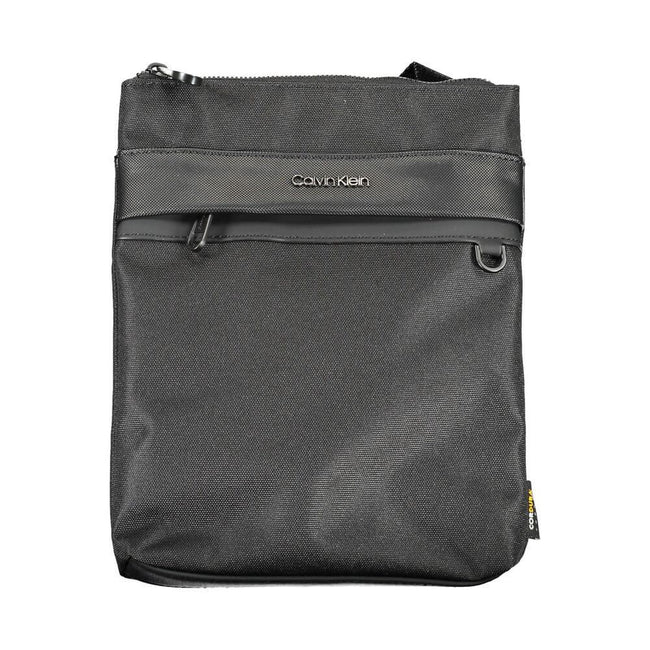 Black Polyester Shoulder BagADJUSTABLE SHOULDER STRAP, 1 EXTERNAL POCKET, 1 INTERNAL POCKET, CONTRASTING DETAILS, ZIP CLOSURE, LOGO, 100% RECYCLED POLYESTERBlack Polyester Shoulder Bag${tagsCalvin KleinAulae Black Polyester Shoulder Bag Calvin KleinAulae
