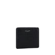 Black Calf Leather Bos Taurus WalletCalfskin Wallet by Saint Laurent, billfold design, plaque with iconic brand monogram embossed on front, card slot, bill slot. Season: AW25 Dimension: 12×12 Composition: 100% Calf Leather Bos Taurus MADE IN ITALYBlack Ca