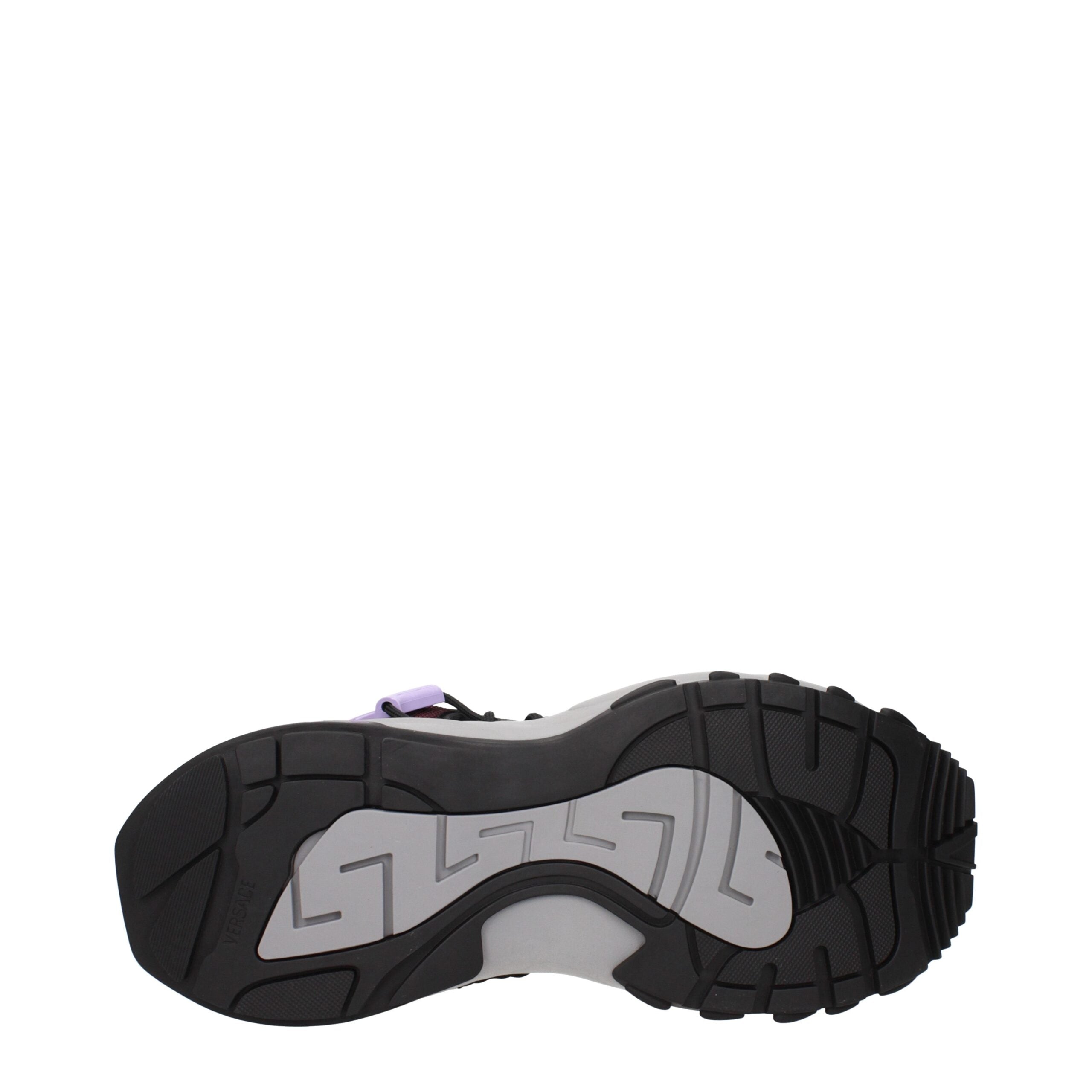 Multicolor Leather Athletic SneakersDescription: The product with MPN 10167111A126776G60P and code F84048 suede in multicolor is a sneakers designed by Versace. It has features like front logo, side logo, back logo.Multicolor Leather Athletic Sneakers${ta