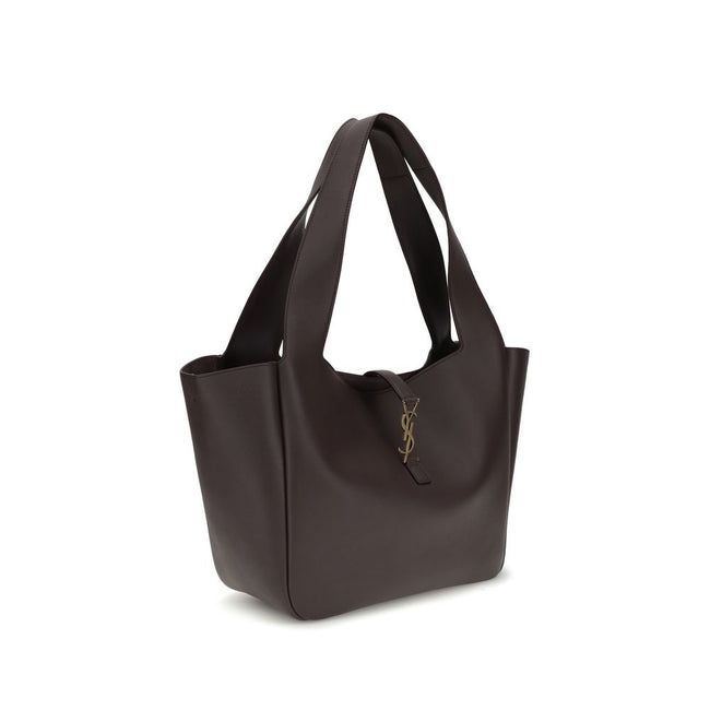 Brown Lamb Ovis Aries Aries Shoulder BagThe Saint Laurent Le 5 à 7 Shoulder Bag is crafted from refined grained leather, featuring a lightweight construction and luxurious tonal suede lining. The East/West design ensures spaciousness and functionality, en