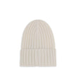 Wool beanie HatMoncler’s wool beanie Hat combines functionality and style in a ribbed design with a modern character. Soft and warm, it is ideal for facing cold days with comfort and personality. A stitched ion logo patch stands out on the front, giving i