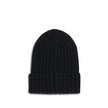 Wool beanie HatMoncler’s wool beanie Hat combines functionality and style in a ribbed design with a modern character. Soft and warm, it is ideal for facing cold days with comfort and personality. A stitched ion logo patch stands out on the front, giving i