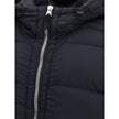 Black Polyamide CoatStone Island’s hooded Down Jacket is made of lightweight, garment-dyed nylon with anti-drip treatment. Featuring a padded hood with horizontal drawstring, it has vertical pockets with contrasting webbing flap, herringbone pattern with