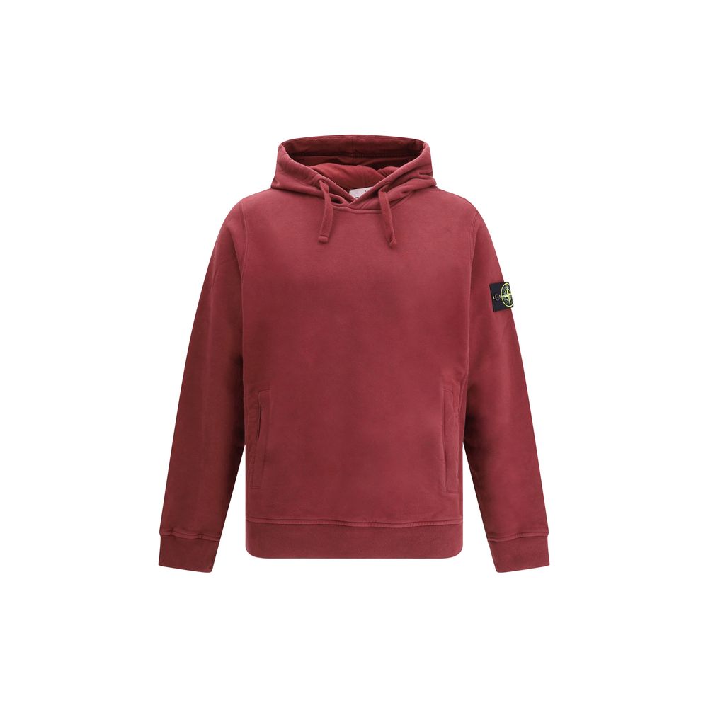 Hoodie with logo compassThe Hoodie by Stone Island combines functionality and iconic style. Featuring an adjustable drawstring hood, it has a regular fit and two practical side welt pockets. The ribbed cuffs and straight hem ensure comfort and a snug fit,