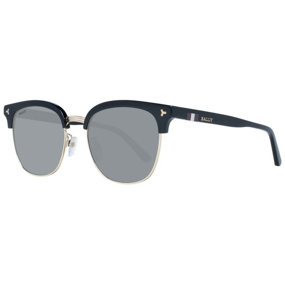 Black Metal SunglassesGender: Men Main color: Black Frame color: Black Frame material: Metal & Plastic Lenses color: Grey Lenses material: Plastic Filter category: 3 Style: Trapezium Lenses effect: Polarized & Mirrored Protection: 100% UVA & UVB Lenses wi