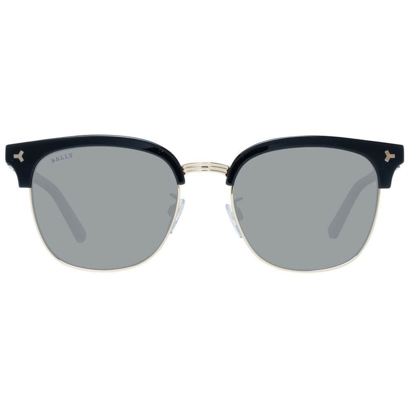 Black Metal SunglassesGender: Men Main color: Black Frame color: Black Frame material: Metal & Plastic Lenses color: Grey Lenses material: Plastic Filter category: 3 Style: Trapezium Lenses effect: Polarized & Mirrored Protection: 100% UVA & UVB Lenses wi