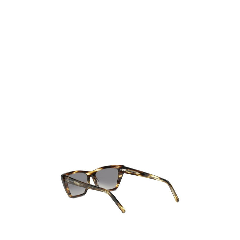 Gray Acetate SunglassesThe 276 Mica Sunglasses by Saint Laurent are characterised by their semi-transparent design and square frame, enriched by the brand’s iconic signature engraved on the temples, for a modern and sophisticated look. Season: AW25 Compos