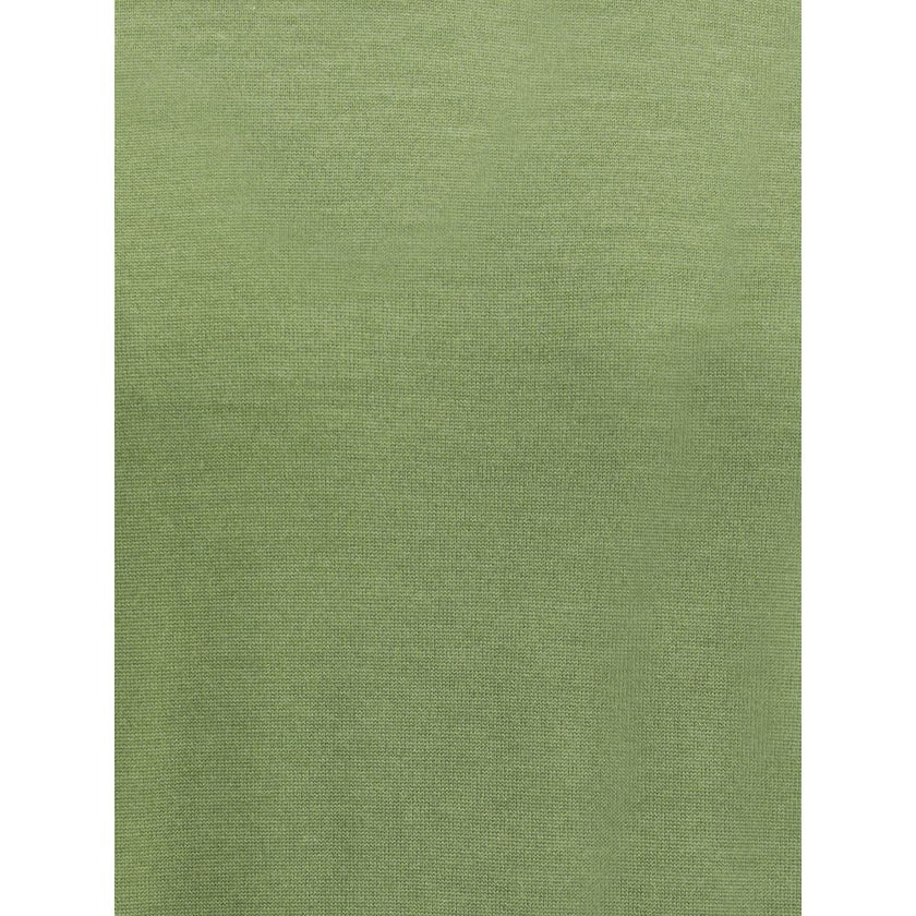 Green Wool TurtleneckSaint Laurent’s turtleneck Sweater is an essential garment with timeless appeal. Carefully crafted, it features a high ribbed collar that lends elegance and warmth, while a ribbed hem and cuffs ensure a snug and comfortable fit. A ver